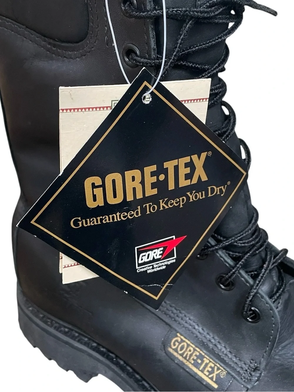 Vintage Prospector Men’s GORE-TEX Thinsulate Work & Combat Boots Black 9 EE